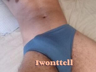 Iwonttell