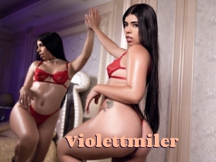 violettmiler Chatte Rasée